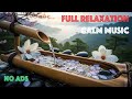 Zen Mountain Stillness | Flowing Bamboo Water & Morning Mist Ambience
