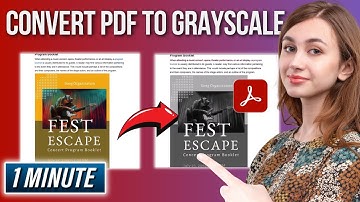 How to Convert PDF to Grayscale 2025 | Adobe Acrobat tutorial