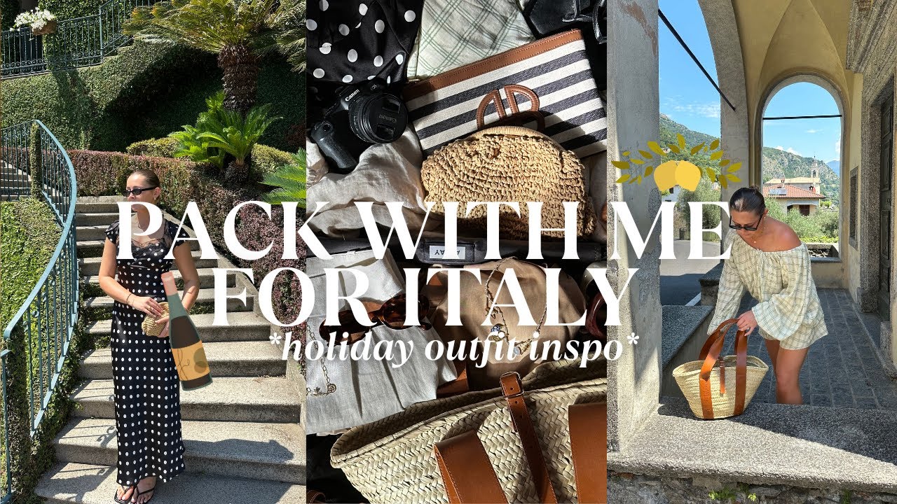 PACK WITH ME FOR ITALY | HOLIDAY OUTFIT INSPO!! H&M, ZARA & MORE