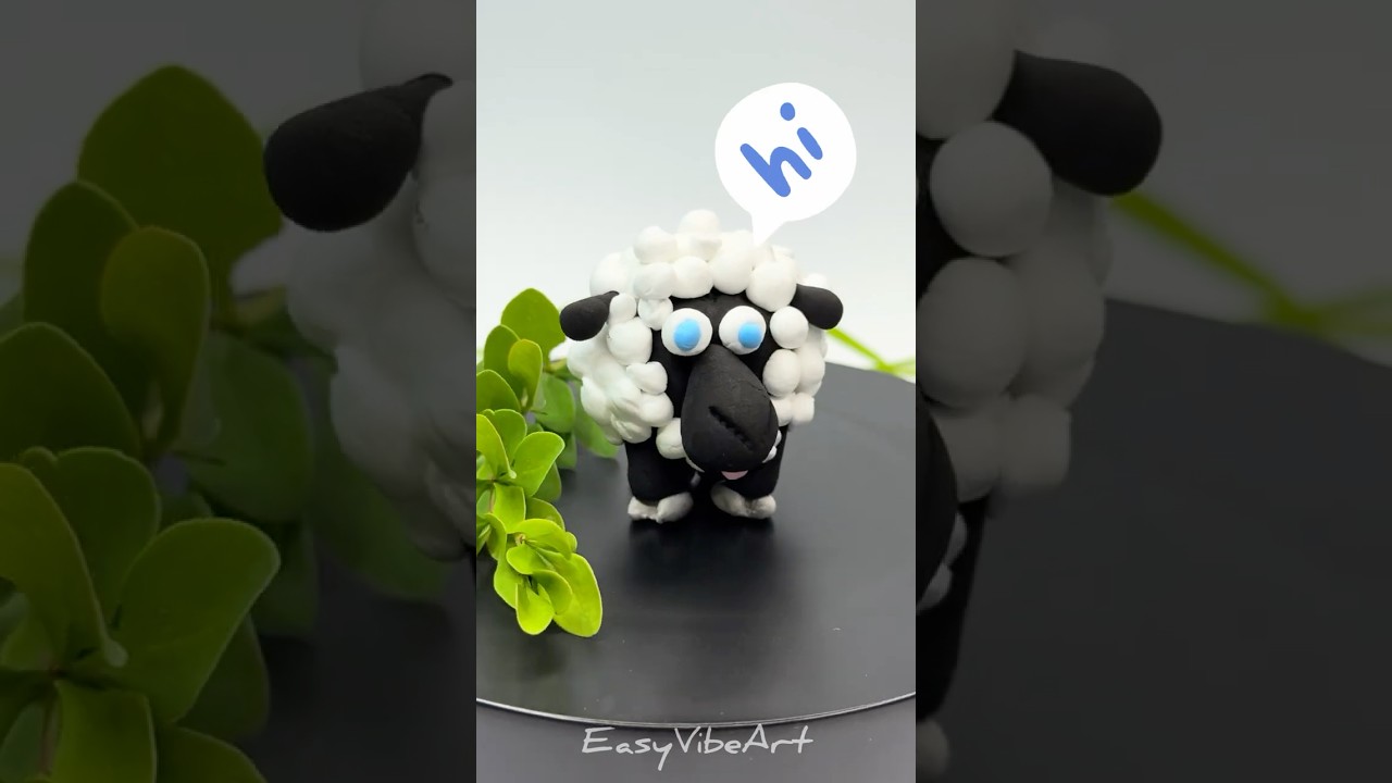 DIY Clay Sheep 🐑