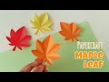 Easy Paper Maple Leaf 🍂Easy Fall Craft 🍂Beginner Friendly Craft 🍂Easy DIY Fall Decoration
