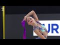 Anette VAHER (EST) - 2020 Rhythmic Europeans, junior ribbon final