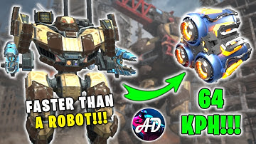 NEW TITAN ACCELERATOR MODULE Turns KID Into Speedster With 64 KPH!!! - War Robots MK2 WR Gameplay