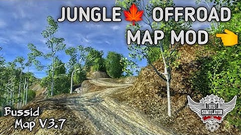 JUNGLE🍁 OFFROAD Map Mod For Bus simulator indonesia📍Bussid Map Mod V 3.7 #junglemap#offroadmapmod🍁🍁