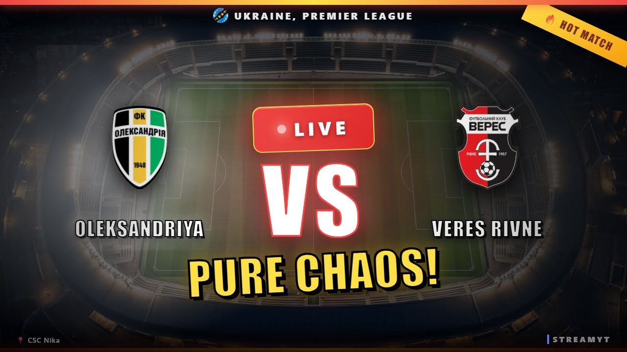 Veres Rivne Table 🔴 LIVE: Oleksandriya vs Veres Rivne | Ukraine Premier League ⚽ - YouTube