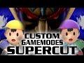 Smash Ultimate Custom Gamemodes SUPERCUT - Ness Baseball, 52 Ganon, and More!