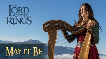 May it be - Enya / The Lord of the Ring - Celtic Harp and voice cover - Evélina Simon