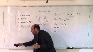 The z-transform XIV: Physical meaning of transfer function and pulse transfer function, 3/4/3014