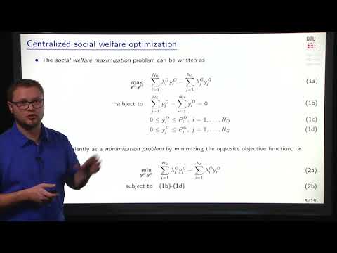 Module 2: Market clearing as an optimization problem