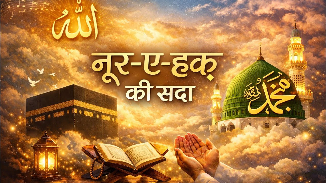 नूर-ए-हक़ की सदा | अल्लाह और पैग़म्बर ﷺ की खूबसूरत हम्द-ओ-नात | Soft Piano Heart Touching Kalam 2026