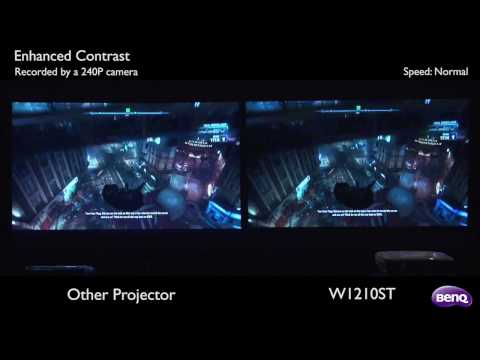 BenQ W1210ST Home Projector vs. Other Projector - Contrast and Game Bright Mode