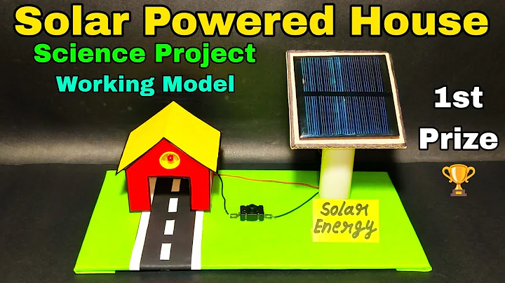 Renewable energy house Project,Solar energy house project model,Science Project for school