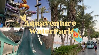 Aquaventure Water Park Dubai 🏝| مدينة اكوافنتشر المائية بدبي ، طريقة حجز التذكره من الموقع