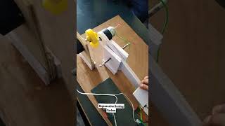 Regenerative Braking System|| Project work in Mechanical engineering #shorts #project