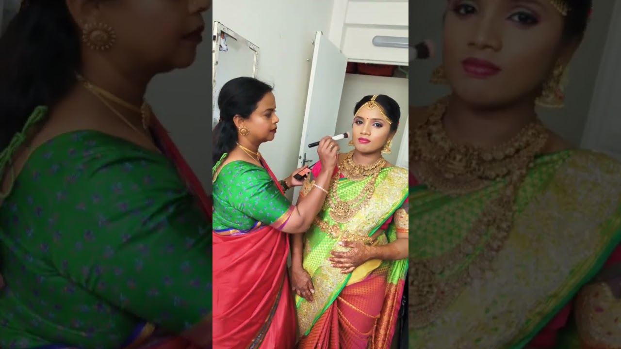 Deepthi for her baby shower. @makeuphairbypooja #makeuplooks  #makeuptutorial #babyshowerideas #babyshowerfun #sareelove #photooftheday |  Instagram