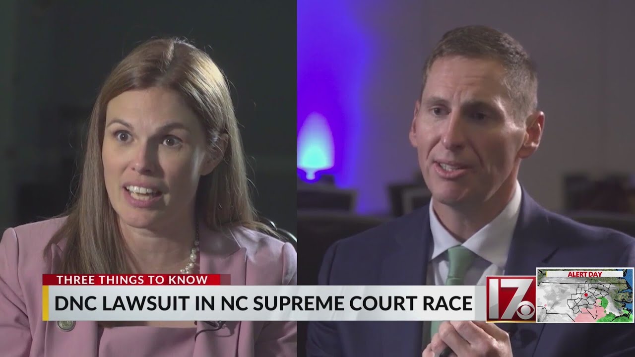 DNC lawsuit in NC Supreme Court race - YouTube