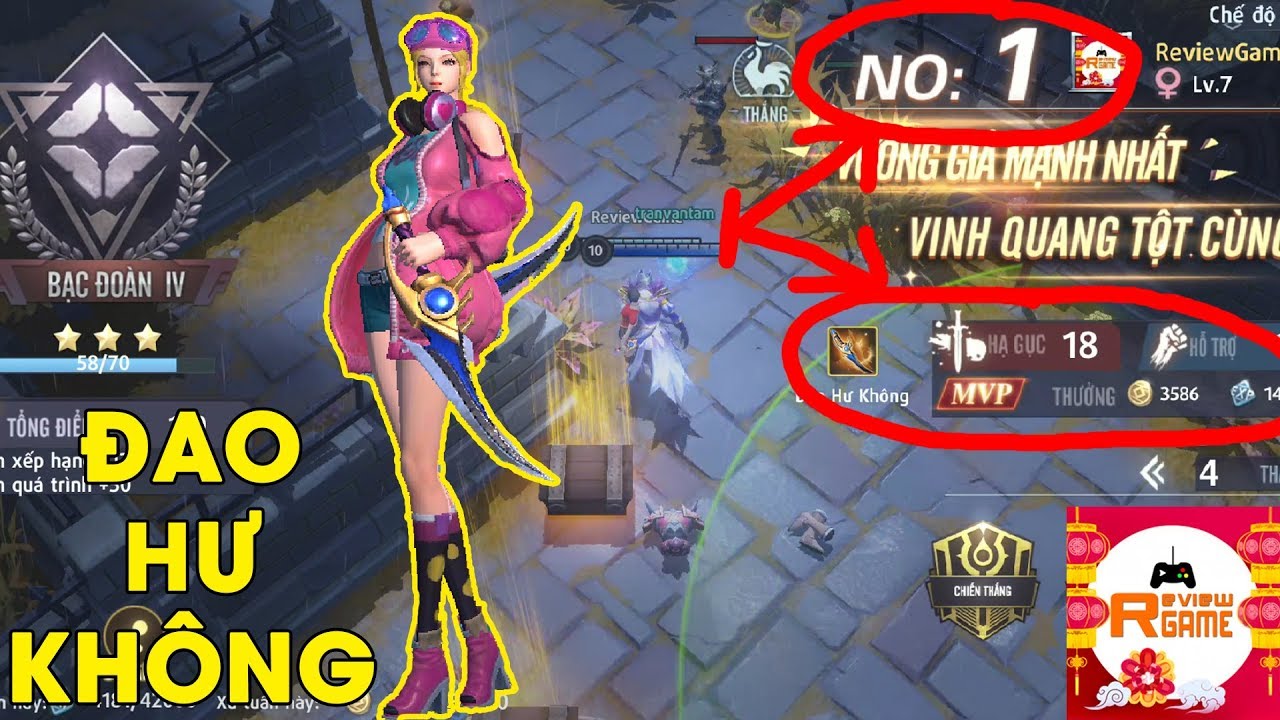 Survival Heroes Việt Nam - Sử Dụng Vũ Khí MẠNH NHẤT Game ĐAO HƯ KHÔNG Lấy TOP 1 Quá Đơn Giản