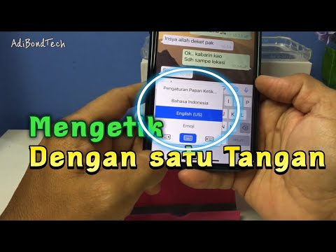 Video: Bagaimana Anda mengetik satu tangan di iPhone?