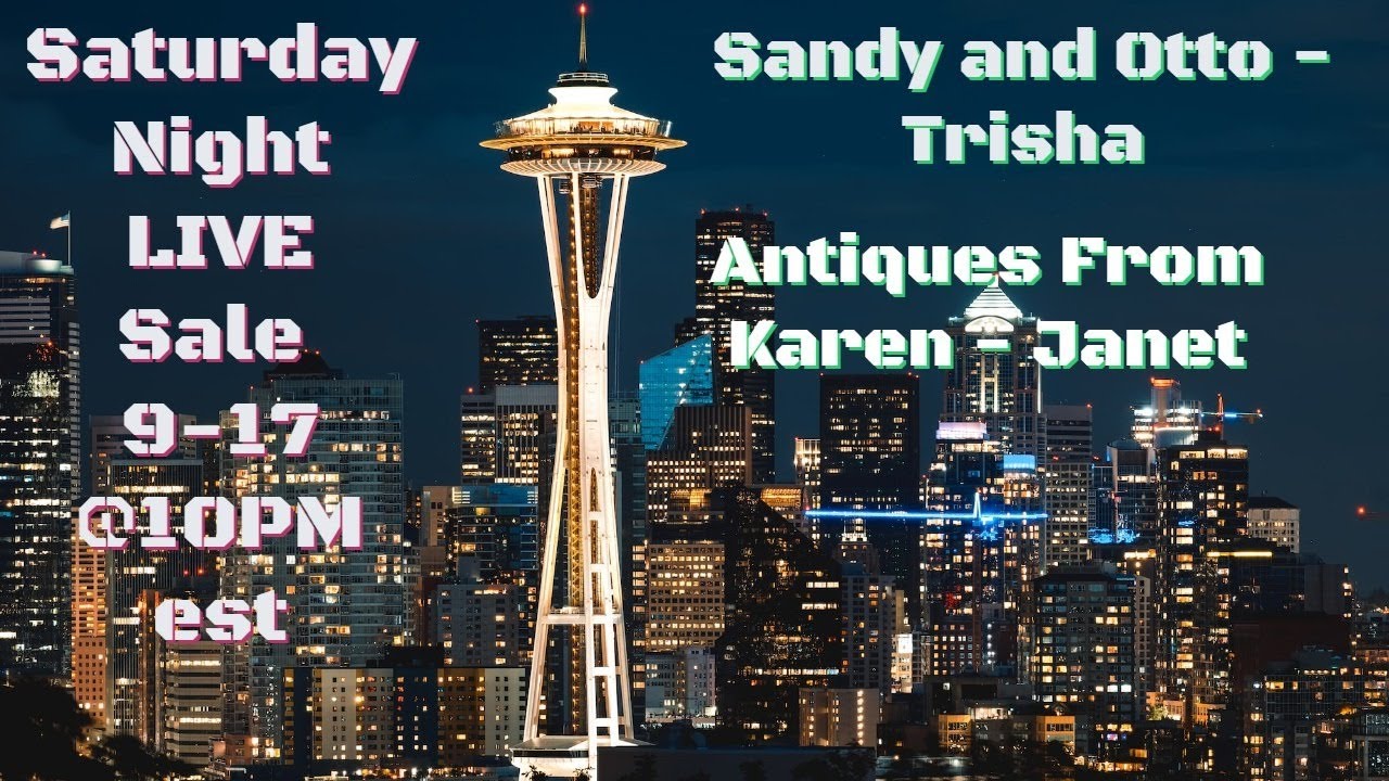 Live Vintage Sale & Chat with Antiques From Karen - Janet | Sept 17, 2022 @10pm edt (7pm pdt)