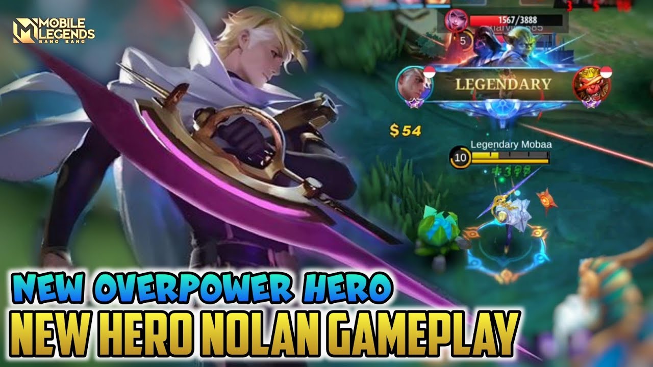 Next New Hero Nolan Gameplay - Mobile Legends Bang Bang 