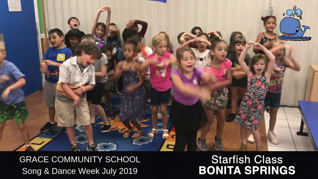 Bonita Springs Starfish Let’s Get Loud Grace Community School Song and