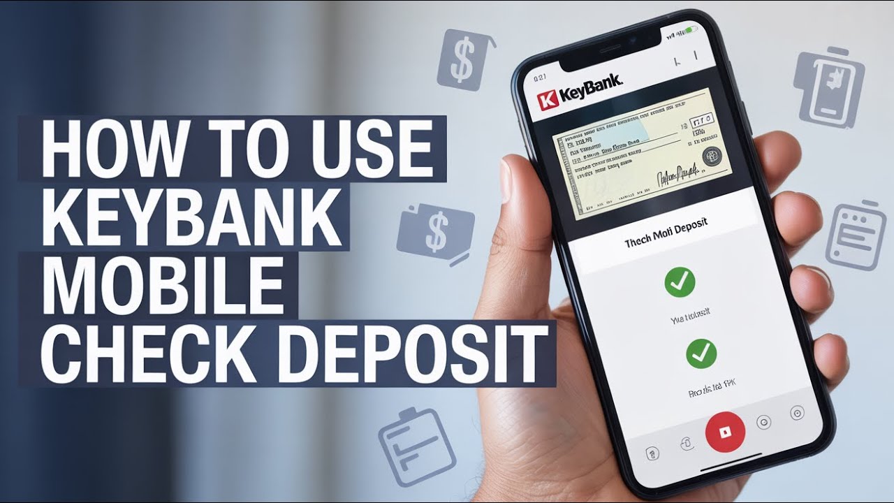 How to Use KeyBank Mobile Check Deposit (Mobile) - YouTube