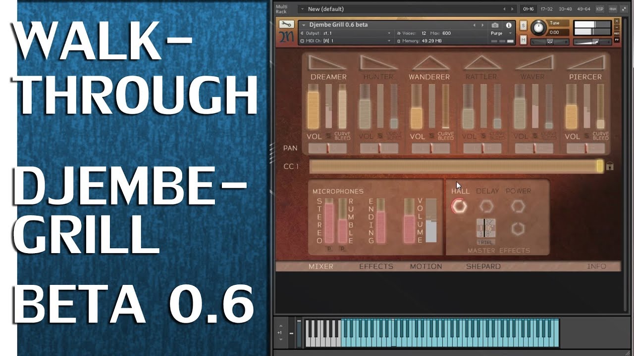 My own Kontakt instrument! "DjembeGrill" WALKTHROUGH YouTube