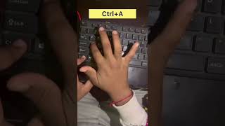 computer me sabhi text ko select karna ho kaise karege #shortcutkeys #shortsfeed #shorts #viral #