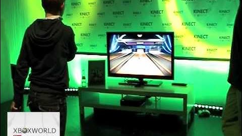 Kinect Sports (Bowling) - Gameplay-Demo, gamescom (Microsoft Play Day 2010)