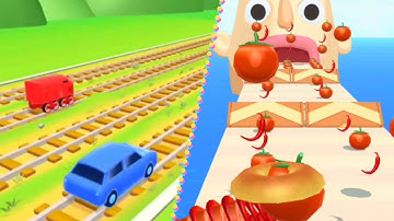 Shape Shifting VS Sandwich Runner (All Levels Gameplay Walkthrough)