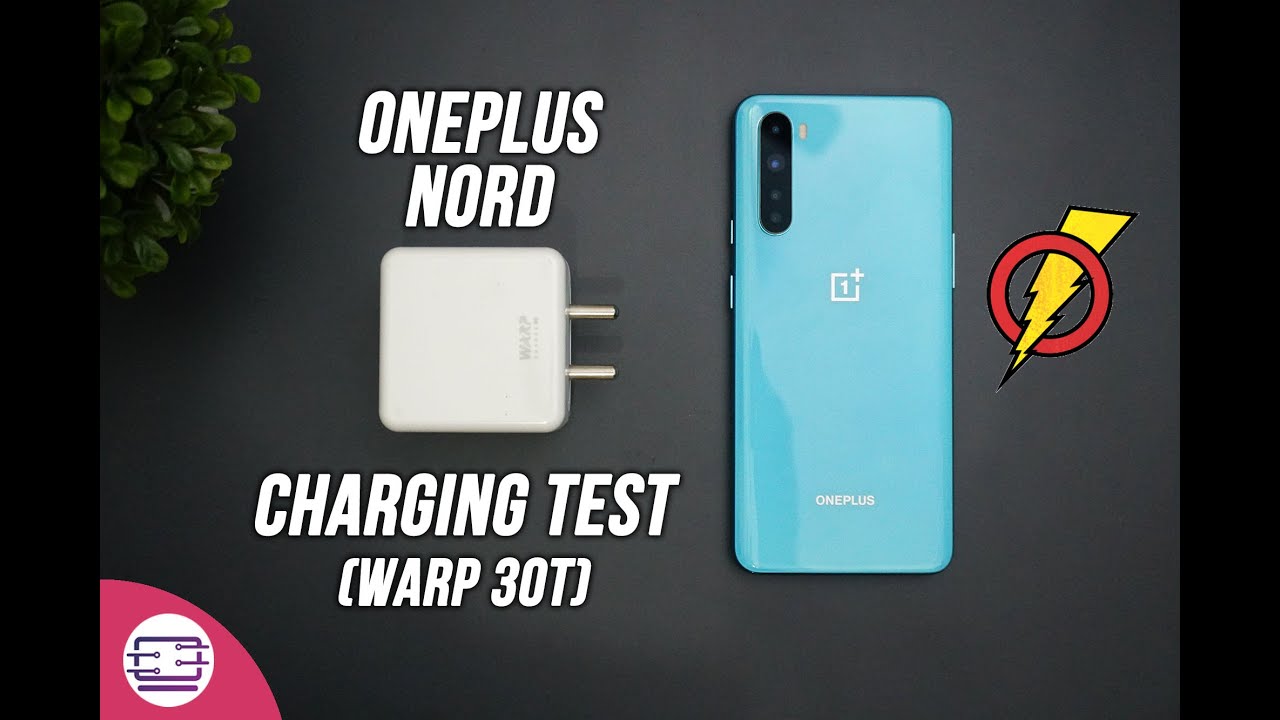 OnePlus Nord Charging Test (30T Warp)