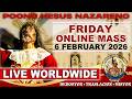 QUIAPO CHURCH LIVE MASS TODAY · 6 FEBRUARY 2026 · FRIDAY (HEALING MASS)