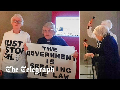 Elderly Just Stop Oil protesters target Magna Carta