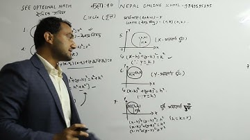 Coordinate Geometry Circle concept | Class 10 Opt Math Set Solution | SEE Opt math in Nepali Medium