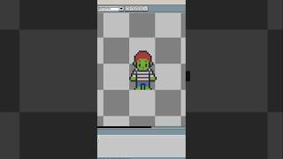 PIXEL ART Zombie - timelapse 🧟 #shorts