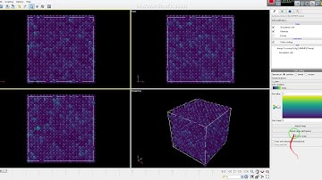 result of Cu crystall compresssion analysis using Molecular Dynamics