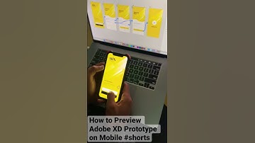 How to Preview Adobe XD Prototype on Mobile #shorts