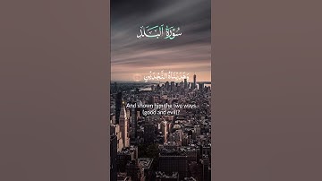 سوره البلد | قرائت دلنشین قرآن کریم