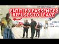 Entitled Passenger Refuses To Leave Airport After Alleged Bomb Threat