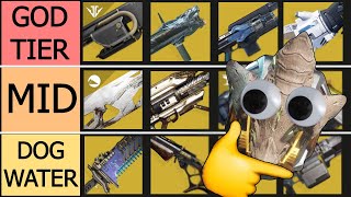 I ranked EVERY exotic weapon in Destiny 2