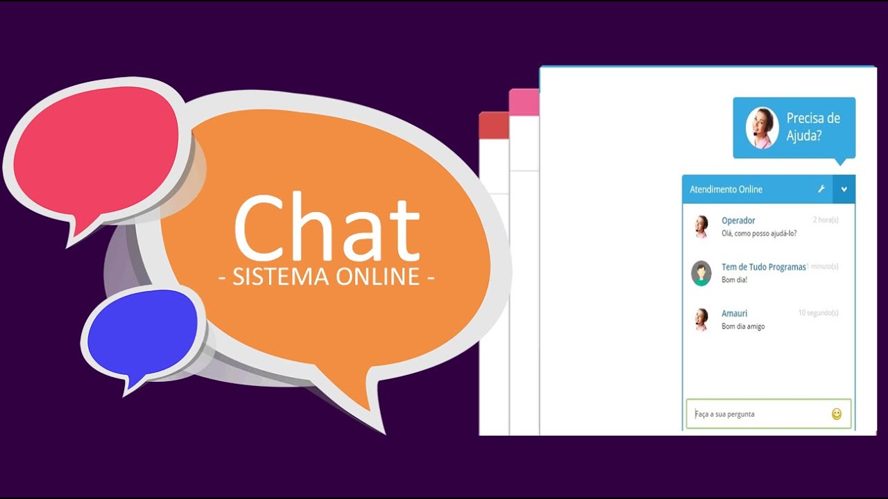 Instalação do Chat Atendimento Online Ilimitado Editável Script Php.