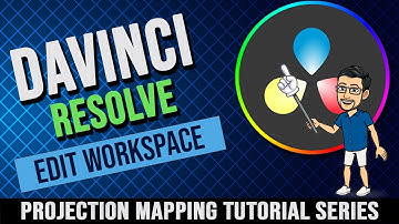 Davinci Resolve Edit Workspace for Projection Mapping