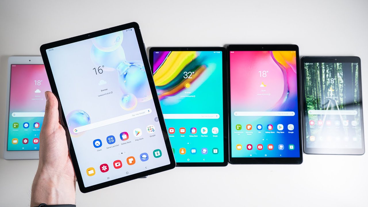 The Best Samsung Tablets | Early 2020 Edition - YouTube