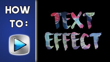 How to: Put Effect/Image Inside Text In Vegas Pro UNDER 5 MIN!!!