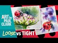 How to Paint a Ladybird - Loose and Tight in Watercolour