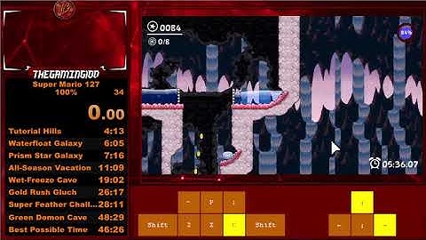 Super Mario 127 (0.7 Demo) Waterfall Skip