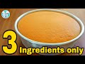 Easy Vanilla Sponge Cake [ Only 3 Ingredients ] Simple Sponge Cake Recipe