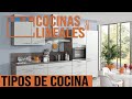 Cocinas Lineales Modernas - Tipos de Cocinas (Parte 1/5)