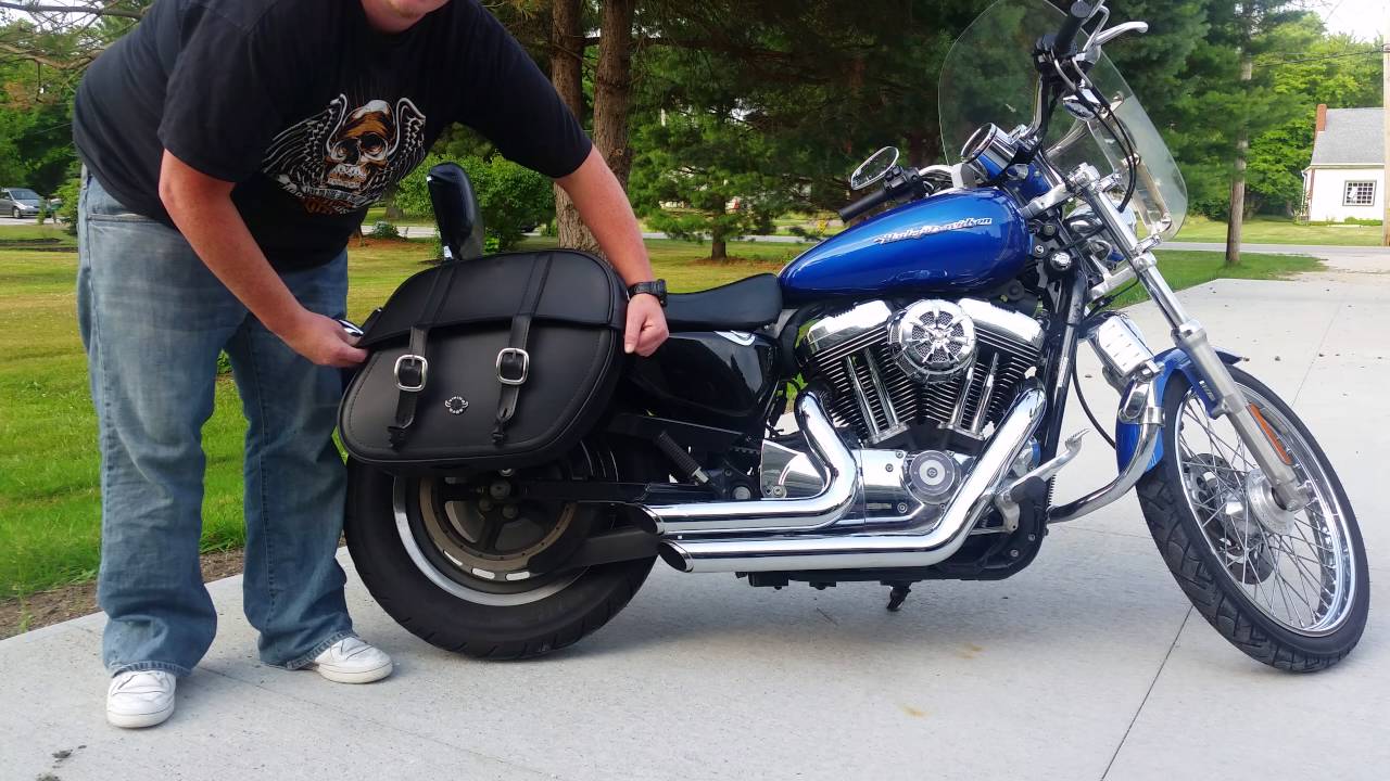 Harley Davidson Sportster Custom Motorcycle Saddlebags Review | My XXX ...