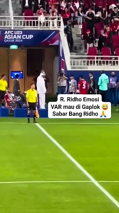 Detik detik R. Ridho Emosi, LED VAR mau di Tabok, Wasitnya aja bang, jangan LED nya 🤣 #shorts #fyp